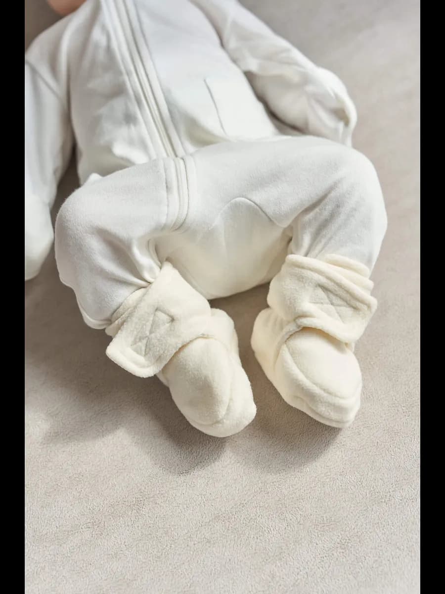 Пинетки из флиса для новорожденных, башмачки, гусарики