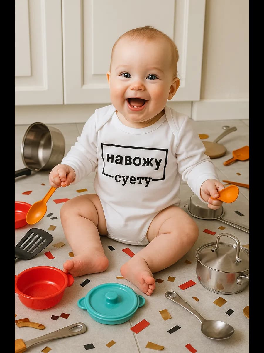 Боди для малышей новорожденных Навожу Суету