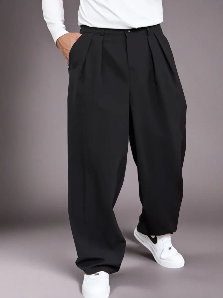 Брюки свободные широкие оверсайз