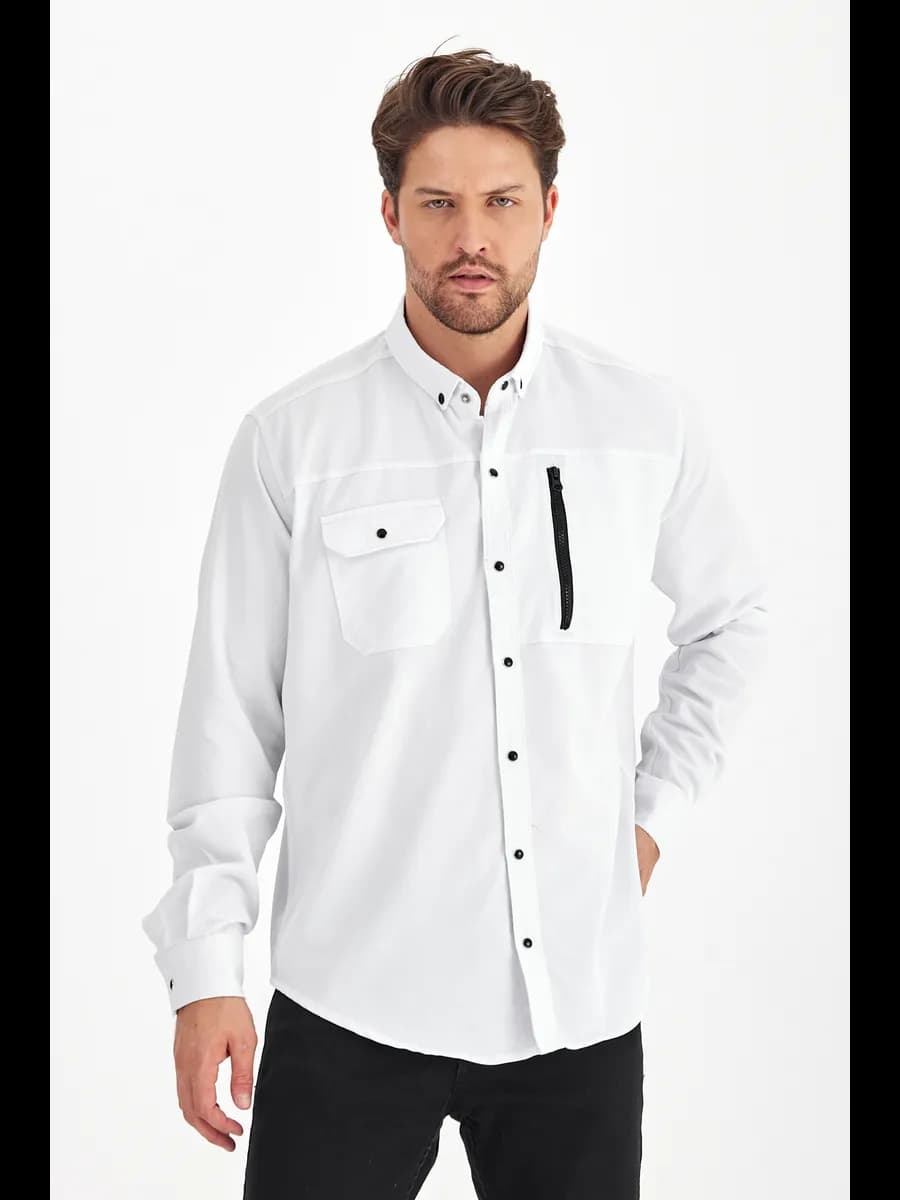 Рубашка хлопок на кнопках