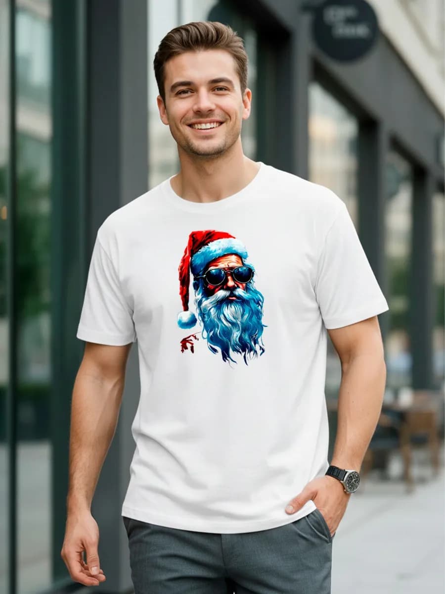 футболка новогодняя Дед Мороз