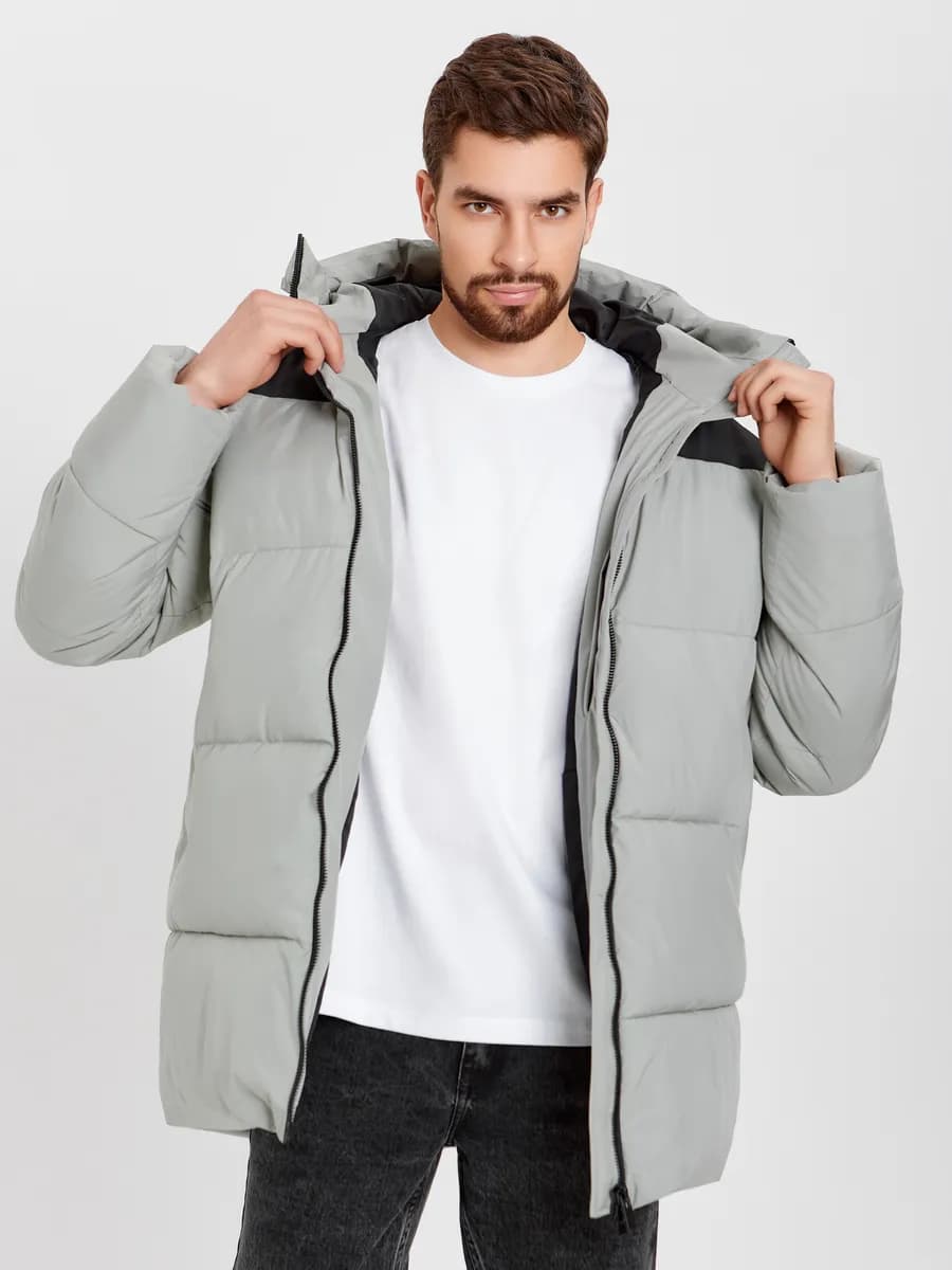 Куртка удлиненная мембрана с подкладкой холлофайбер - фото 1