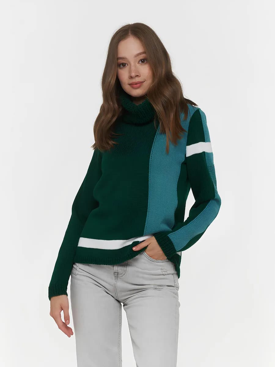 Джемпер женский с горлом