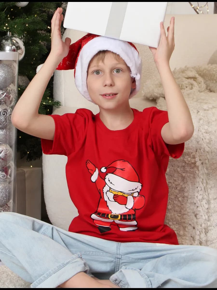 Футболка новогодняя детская