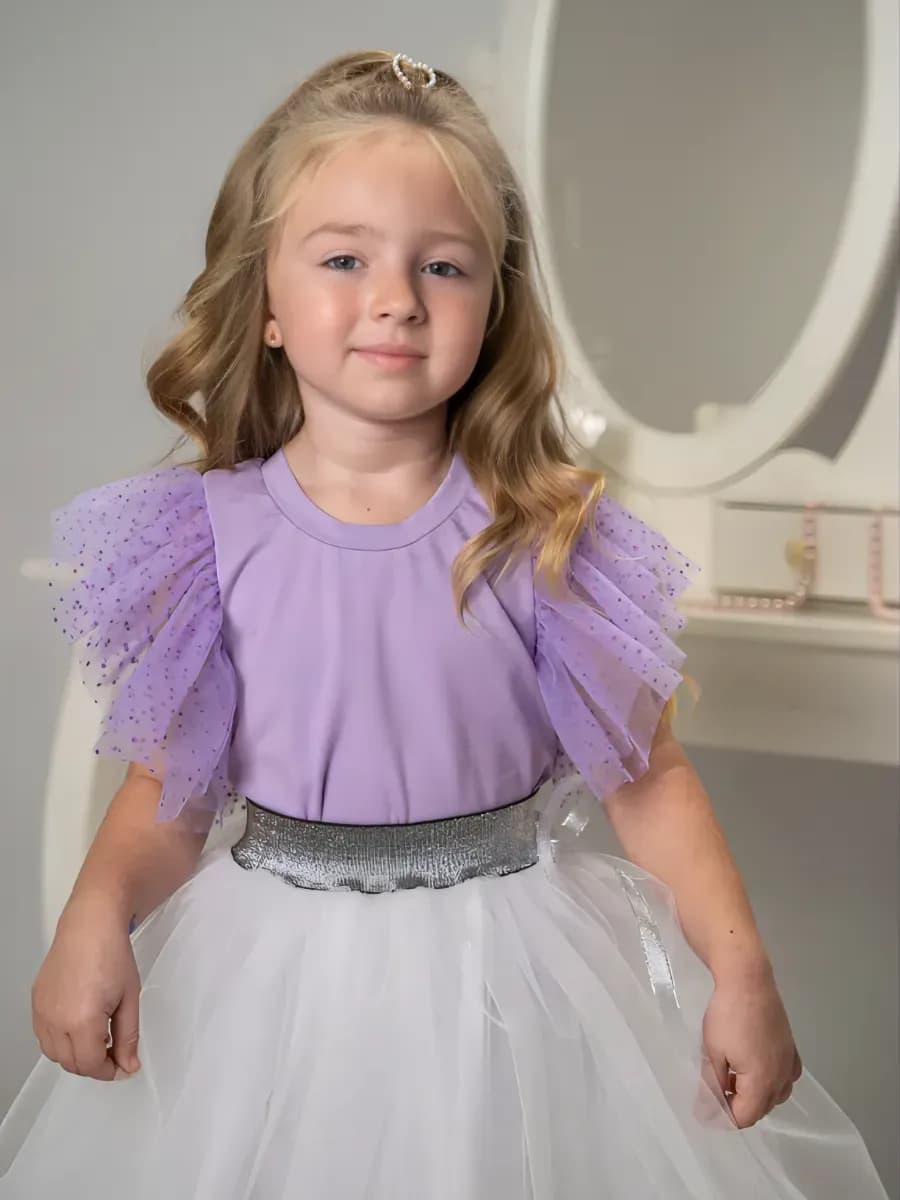 Блузка нарядная для девочки - фото 1