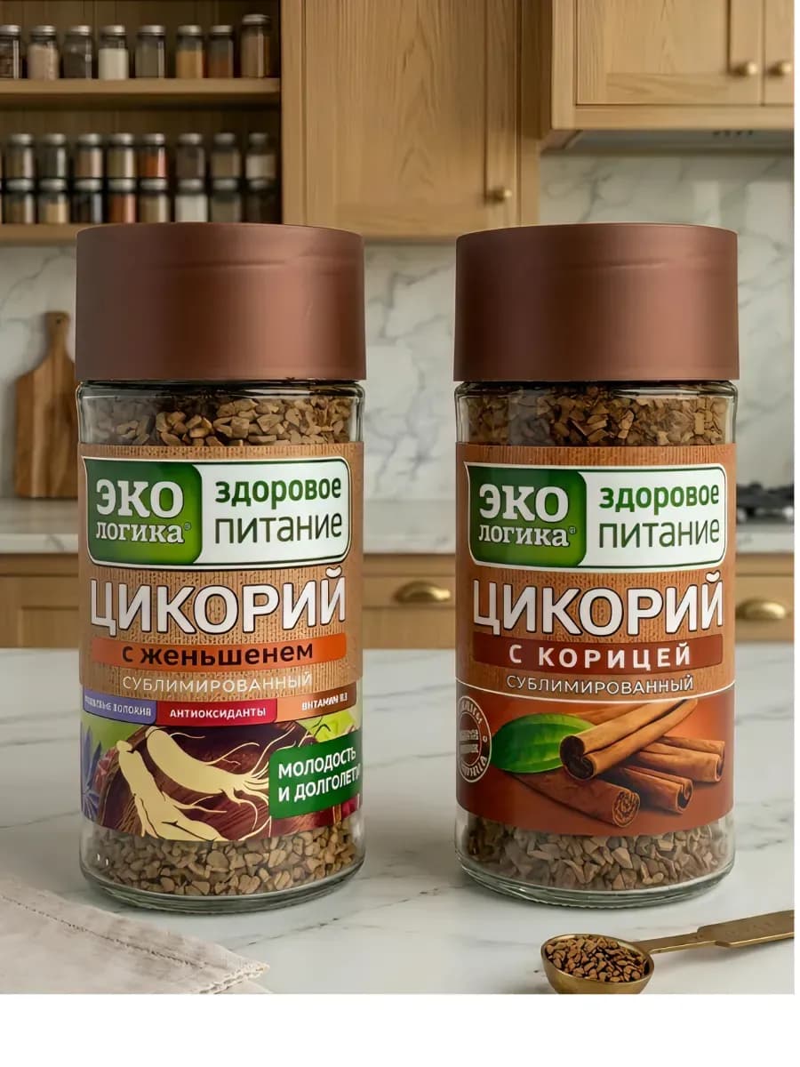 Цикорий Сублимированный Женьшень и Корица