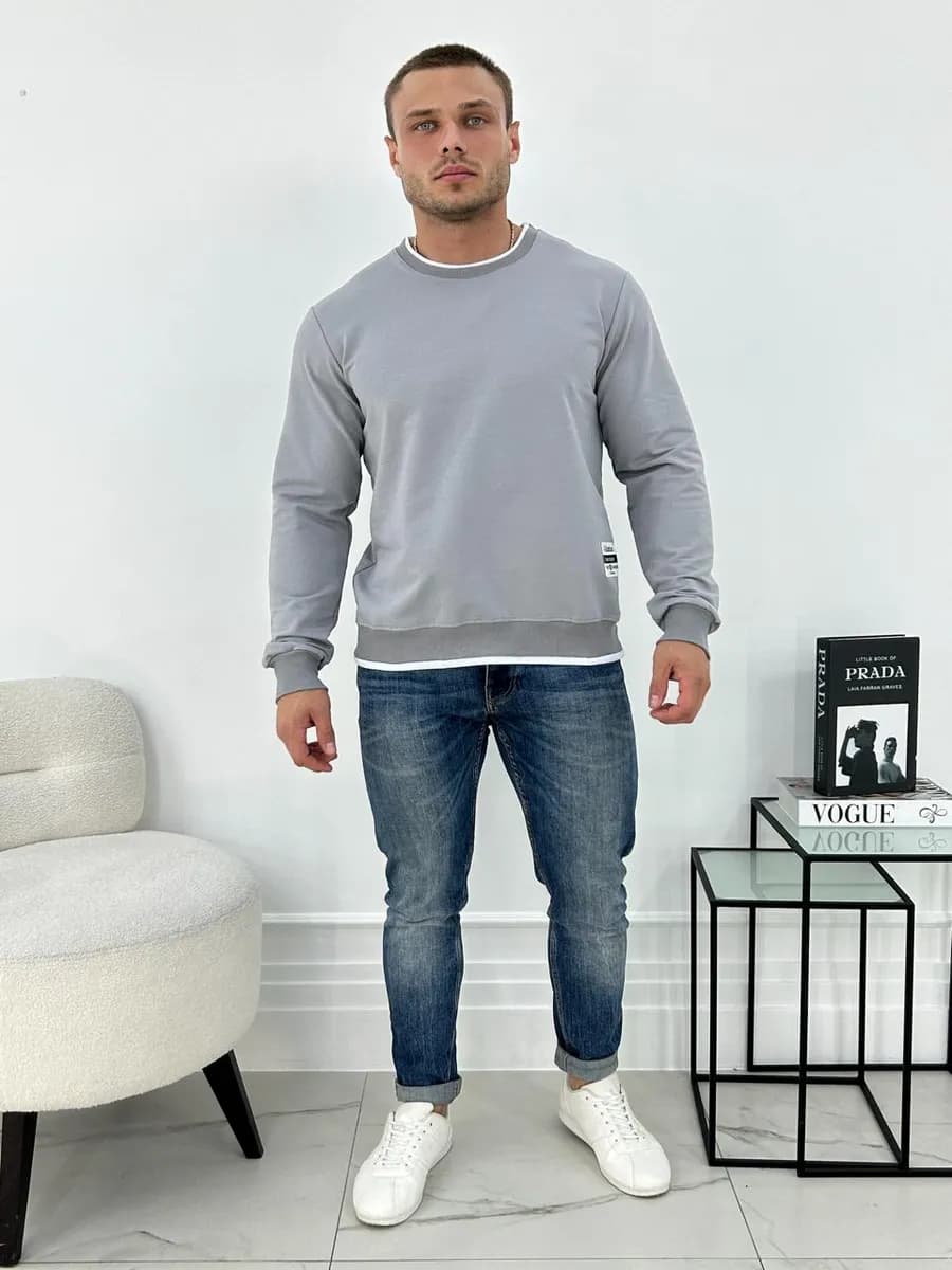 Толстовка с длинными рукавами