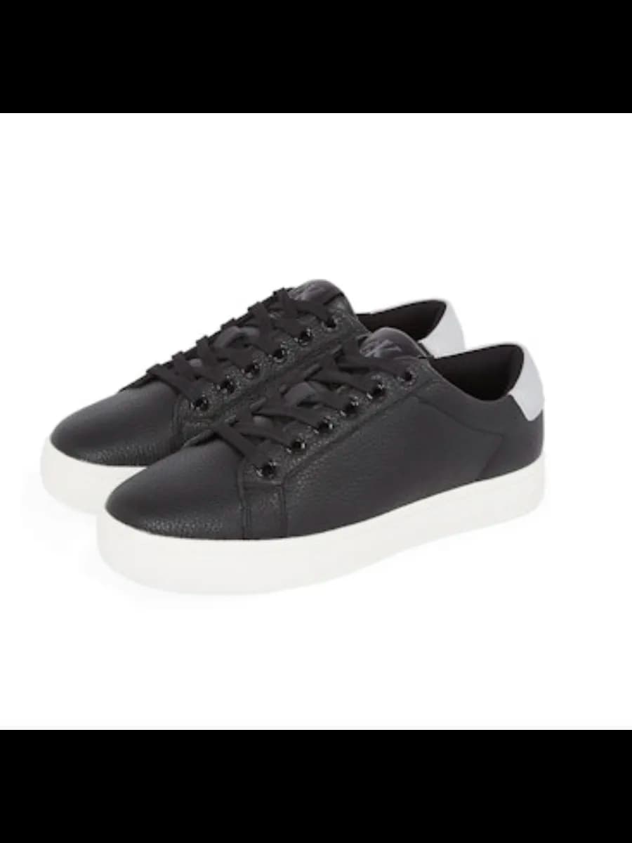 Кеды из натуральной кожи на шнуровке низкие