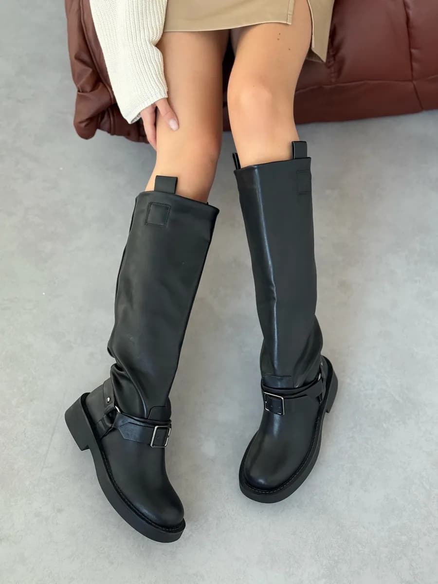 Сапоги трубы демисезонные