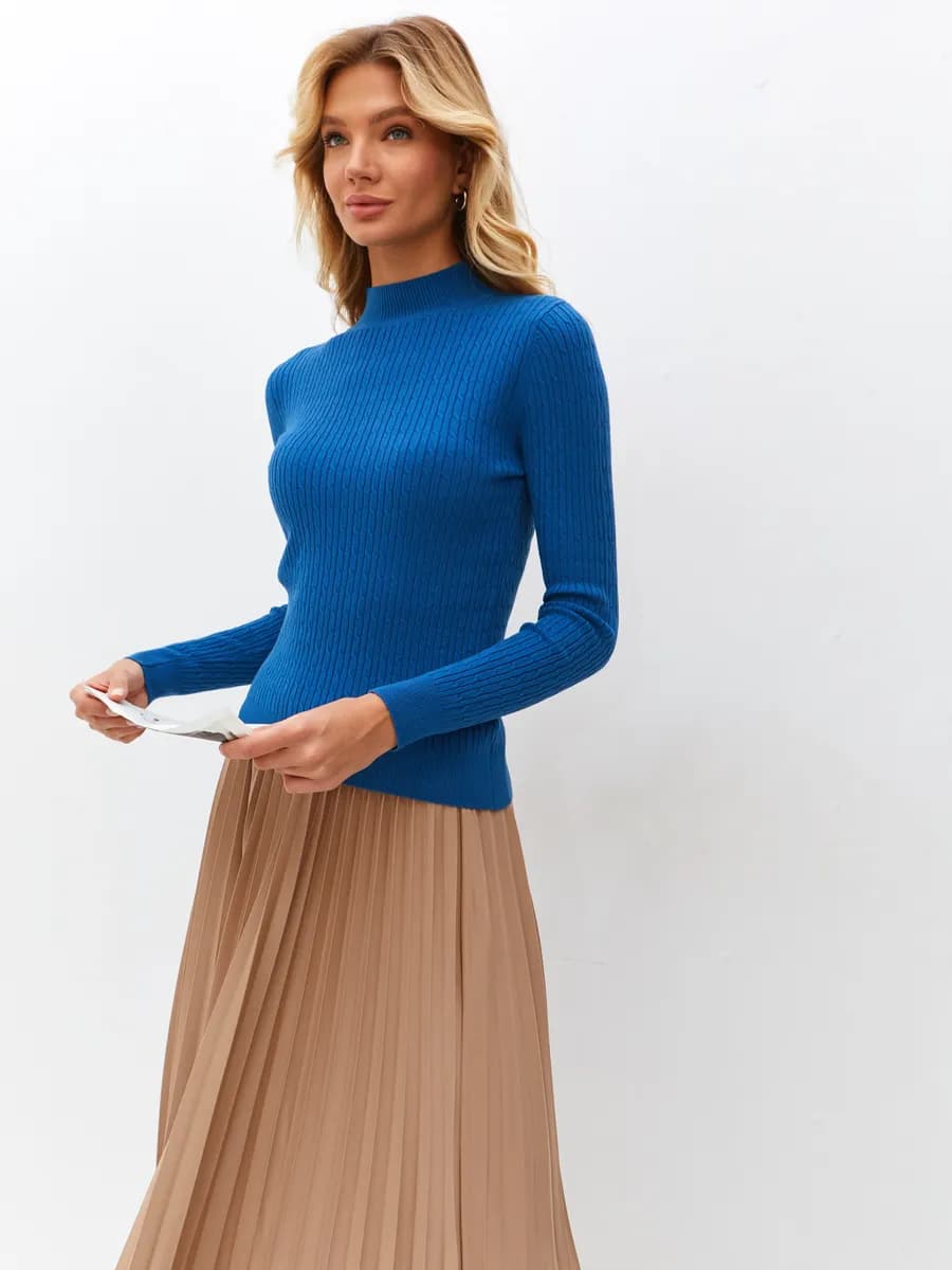 Джемпер кашемировый нарядный в офис