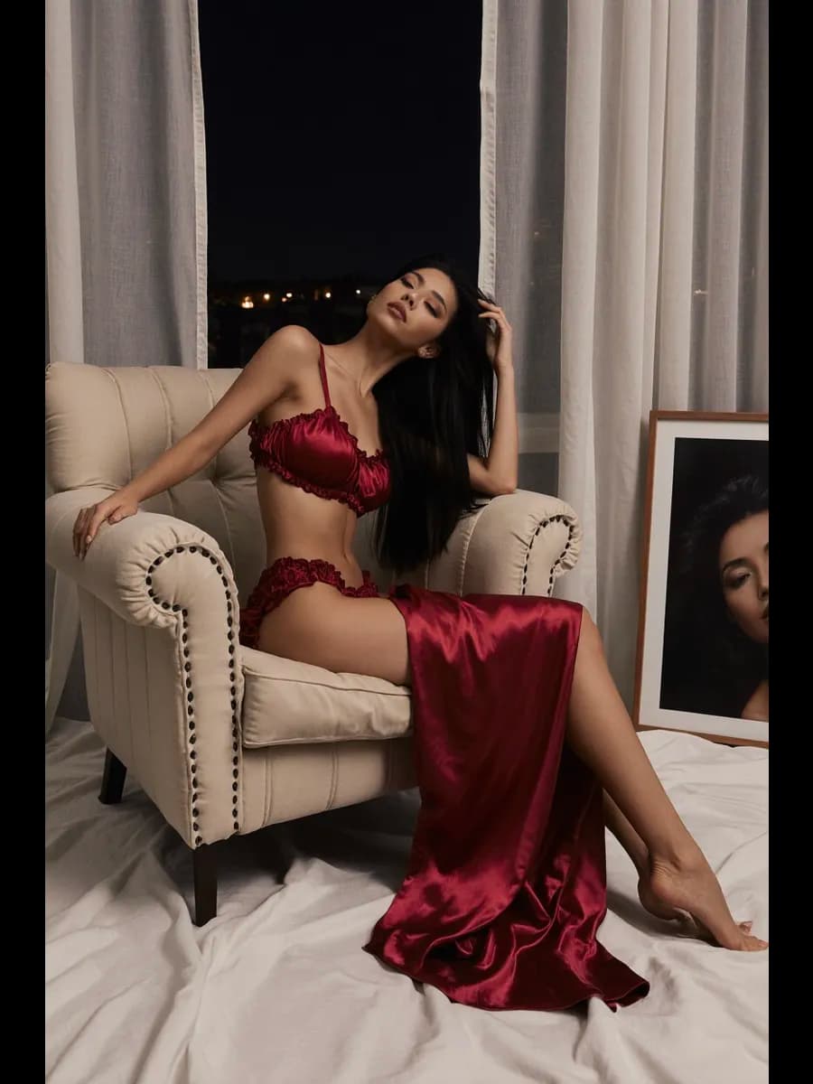 Комплект нижнего белья шелковый