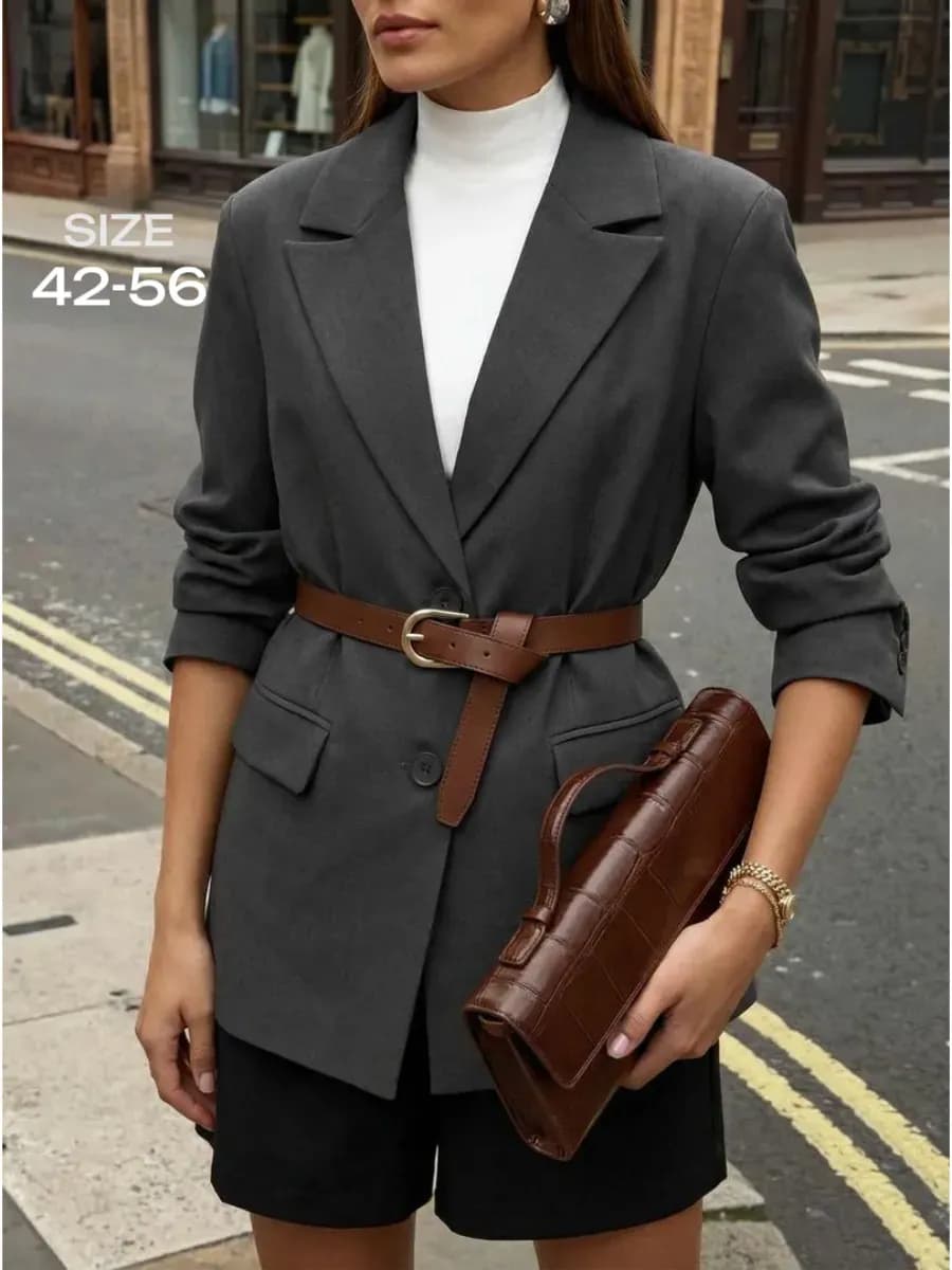 пиджак женский оверсайз большие размеры