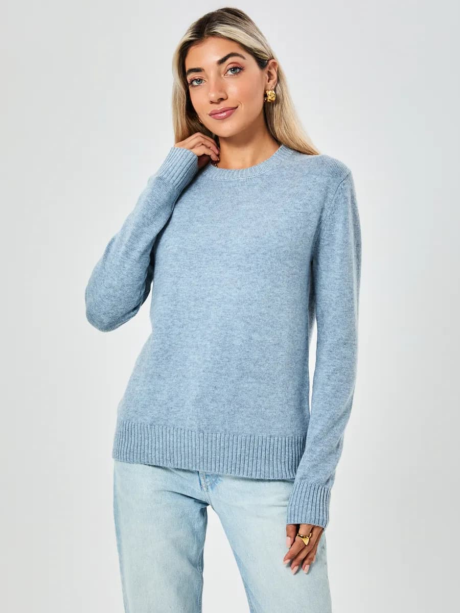 Джемпер вязаный базовый