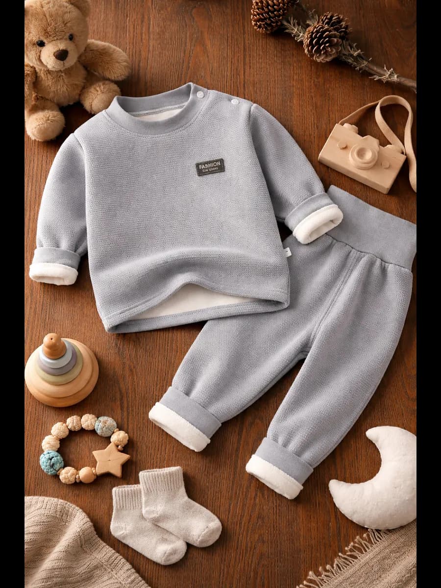 Детский костюм с начесом флисовый