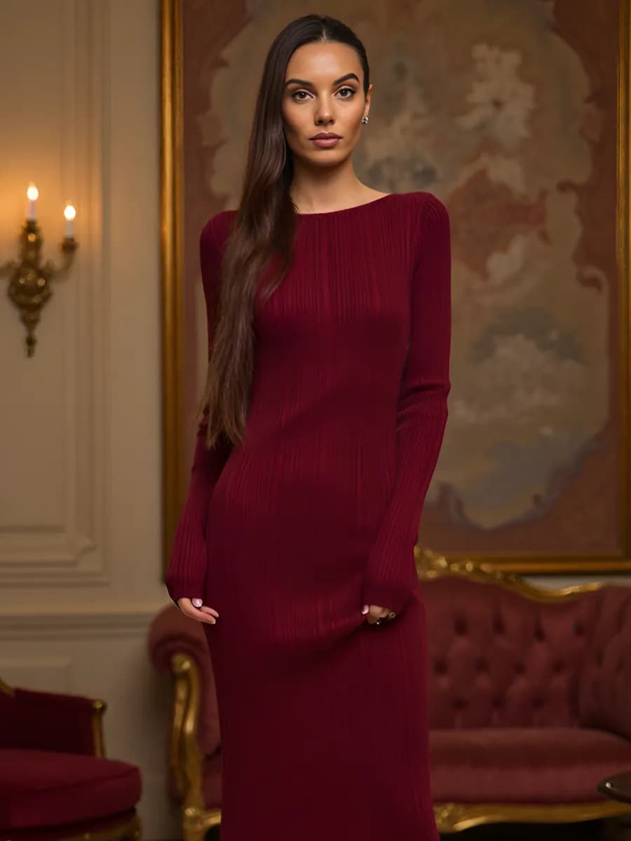 Платье лапша миди