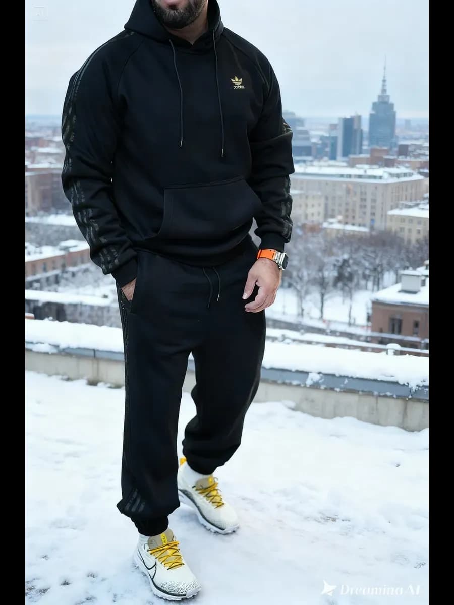 Спортивный костюм теплый с начесом