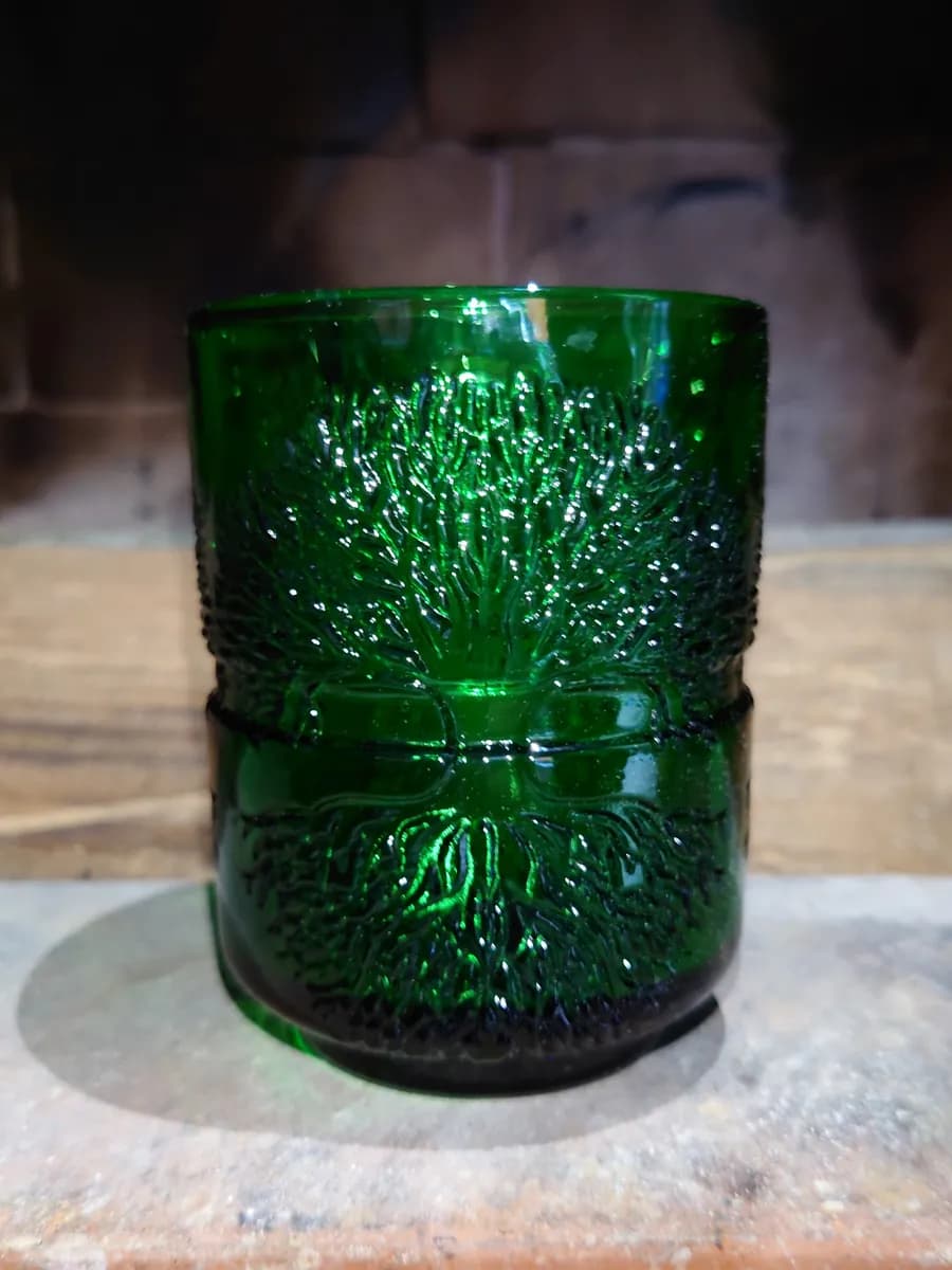 Стакан зеленый Дерево Жизни 350 мл