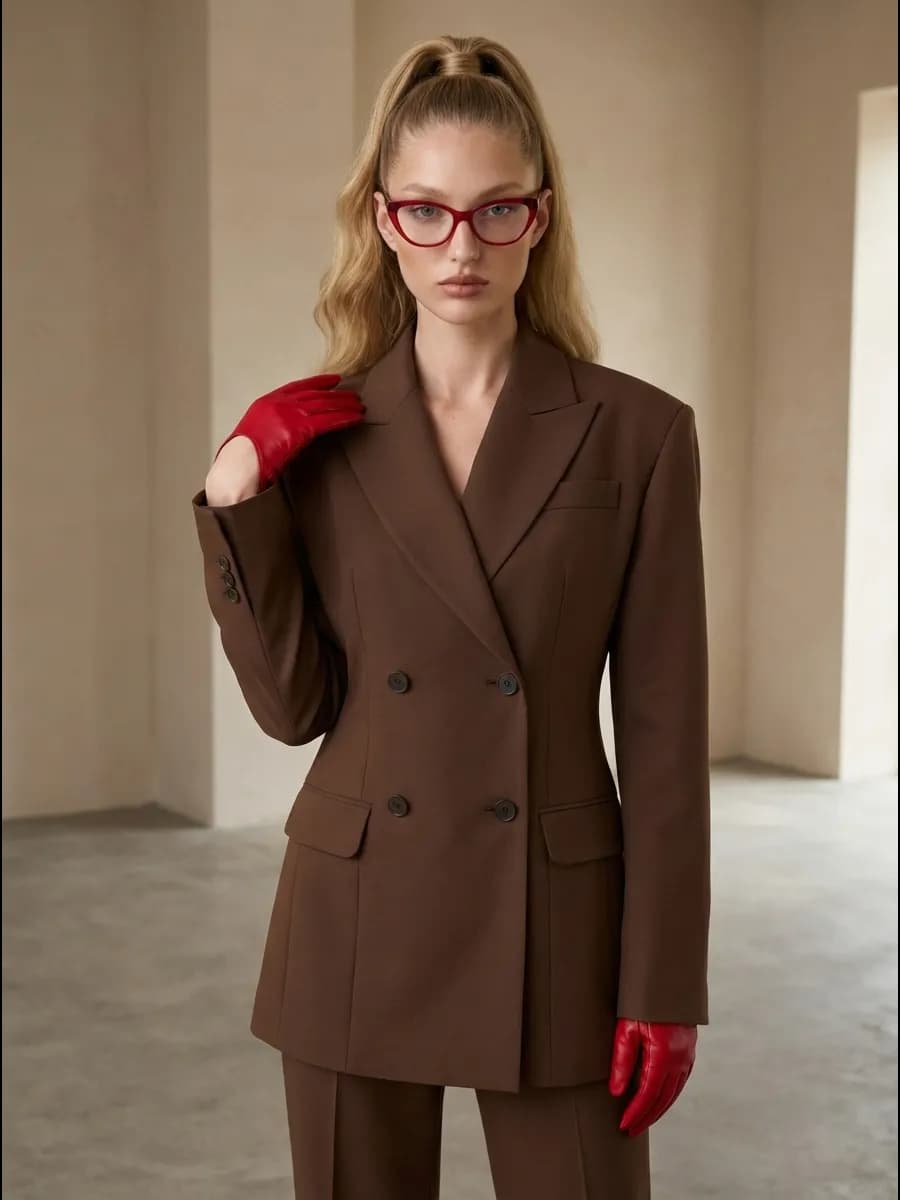 Костюм классический брючный приталенный с пиджаком