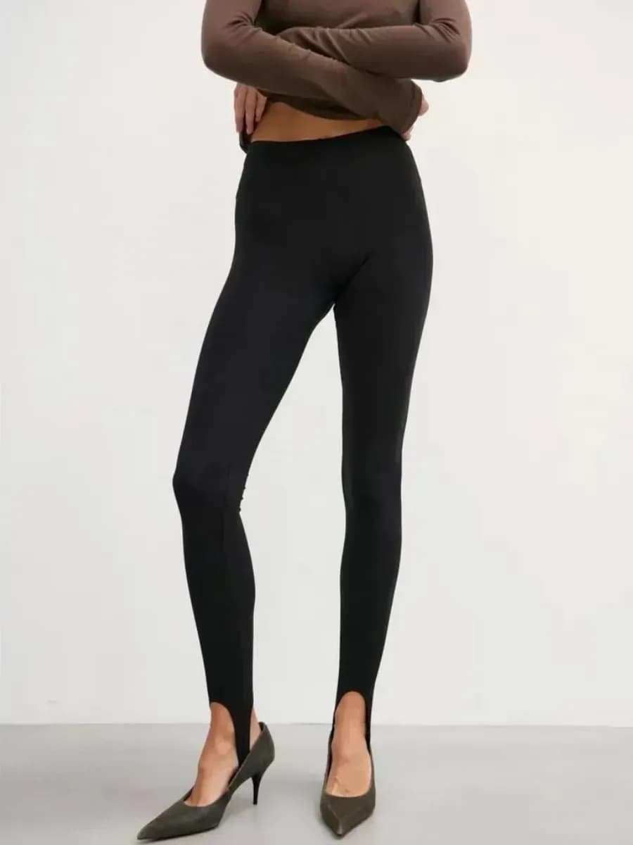 Лосины со штрипками с высокой посадкой