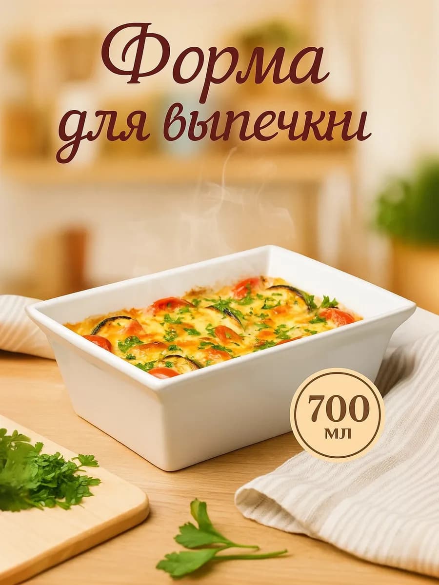 Форма для выпечки и запекания, 0,7 л