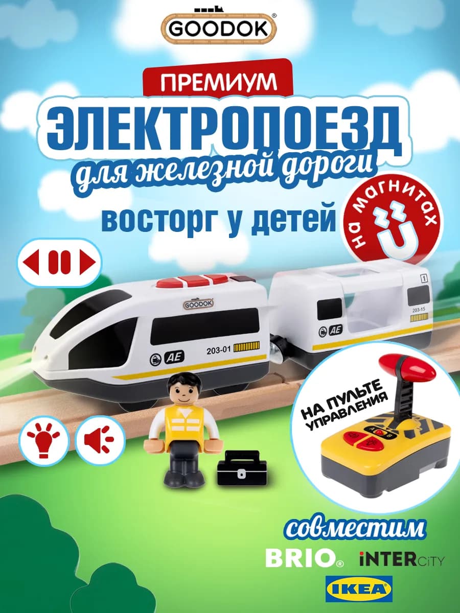 Поезд на пульте управления Goodok