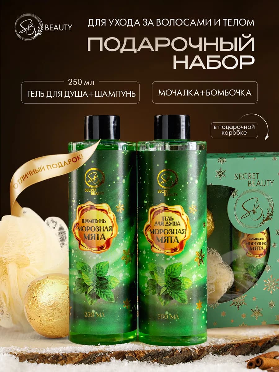 Новогодний подарочный набор уходовой косметики
