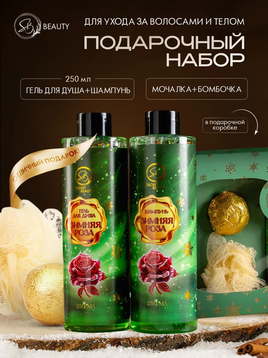 Новогодний подарочный набор уходовой косметики