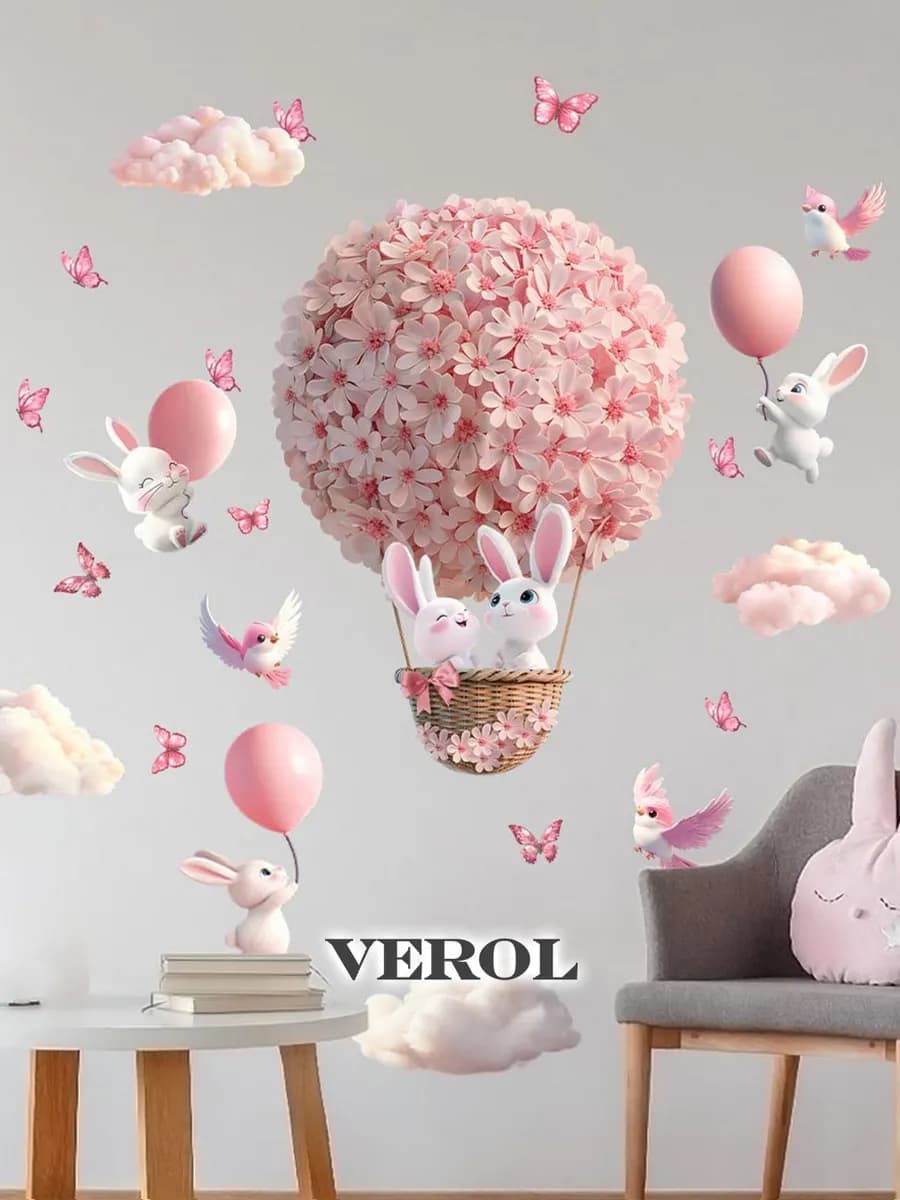 Детские наклейки интерьерные на стену декор