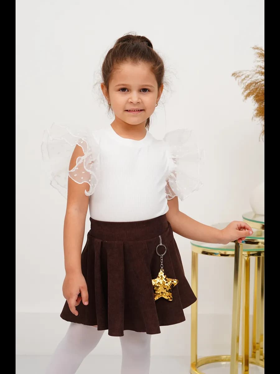 Футболка нарядная с крылышками