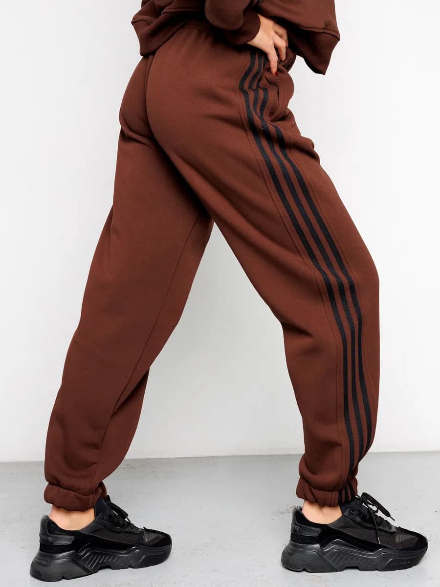 Брюки спортивные теплые с начесом джоггеры