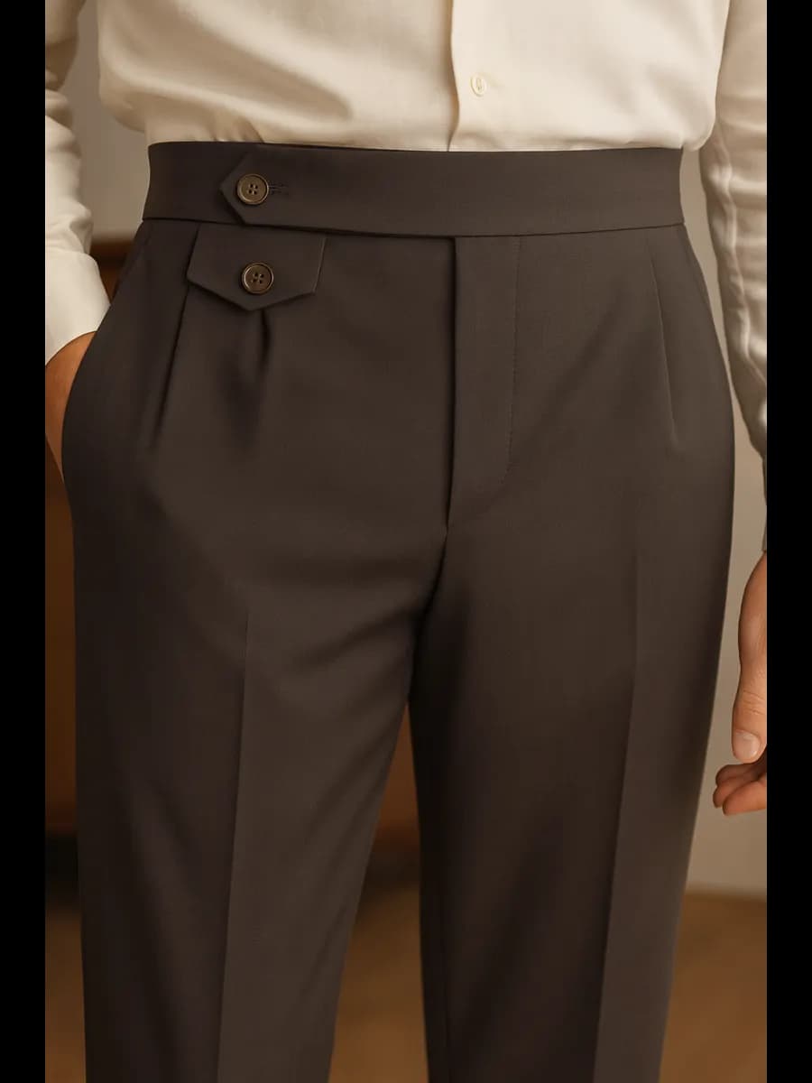 Брюки классические летние хлопок Old Money - фото 1