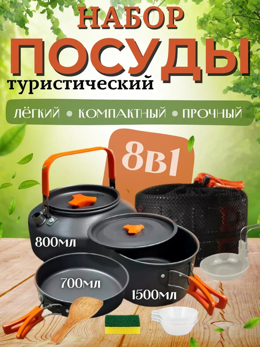 Набор посуда походный
