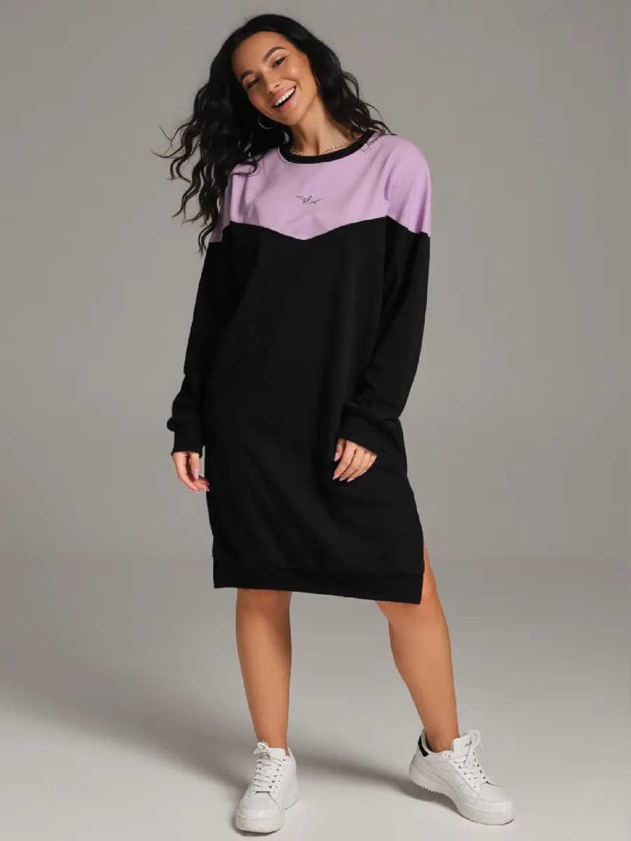 Платье трикотажное повседневное