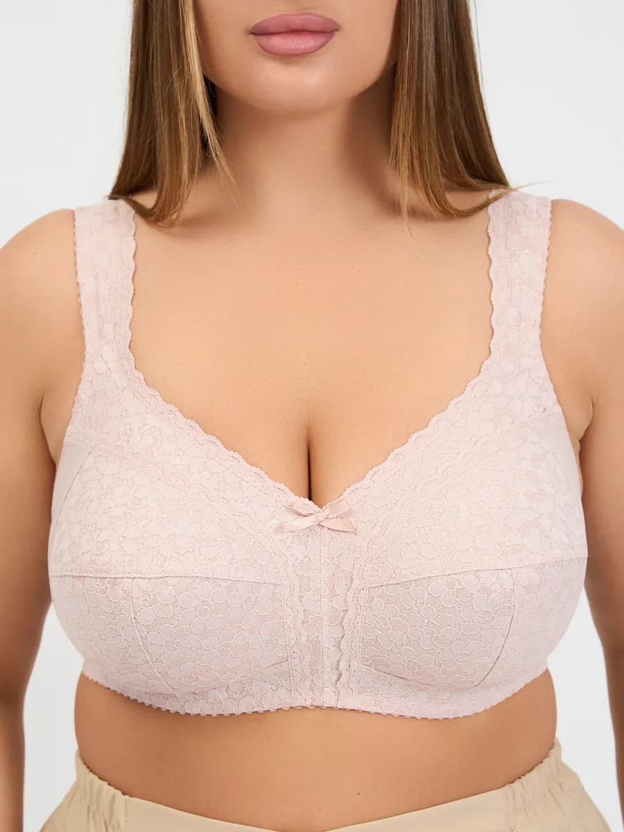 Бюстгальтер без косточек для полных женщин