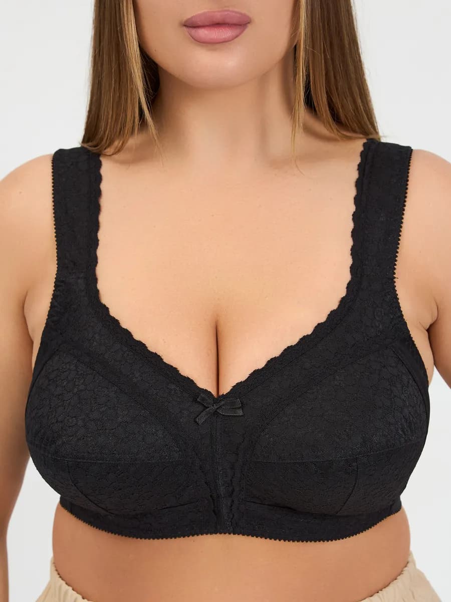 Бюстгальтер без косточек для полных женщин