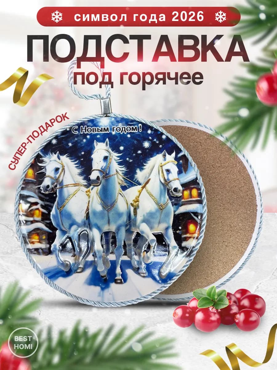 Подставка под горячее под кружку символ года