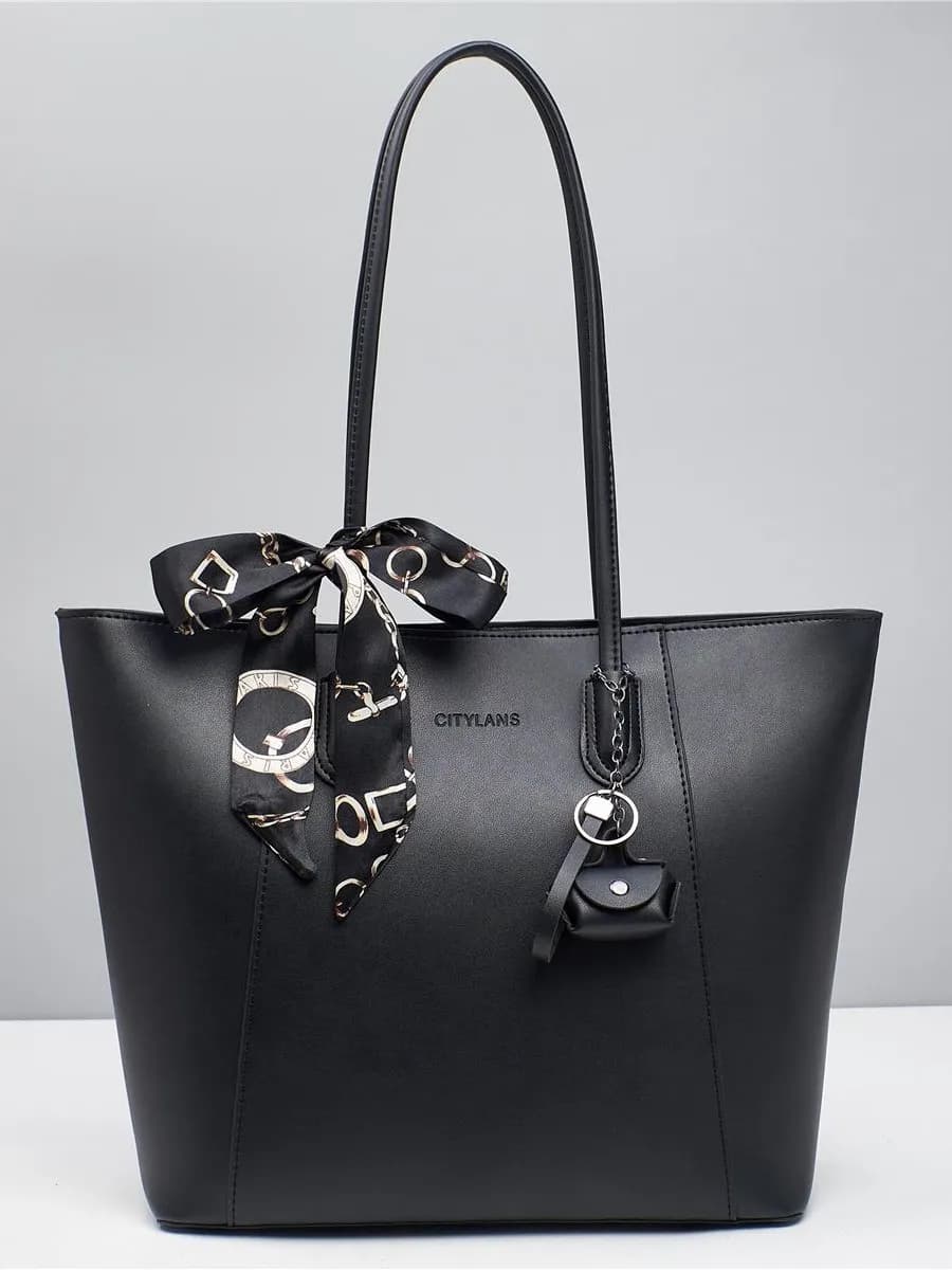 Сумка большая через плечо тоут