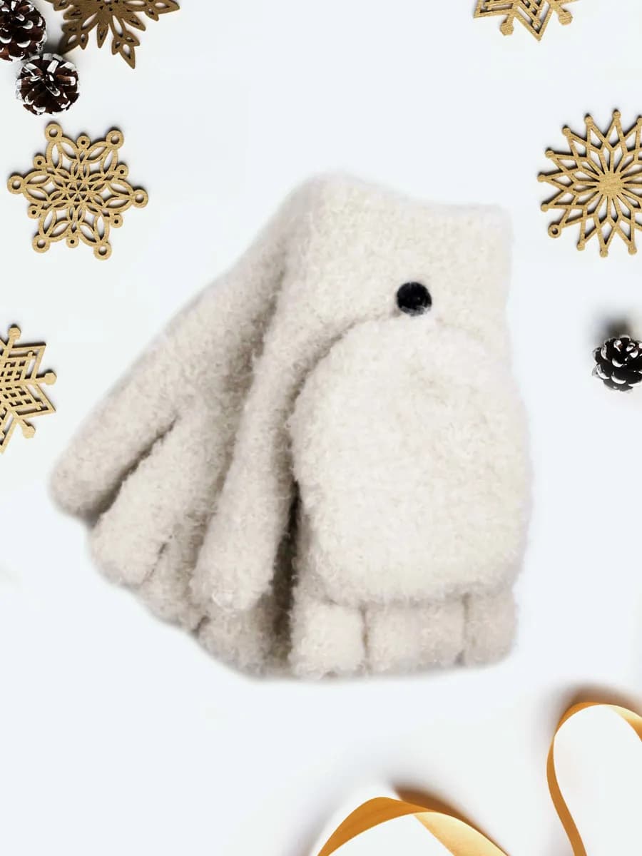 Перчатки-варежки (митенки)