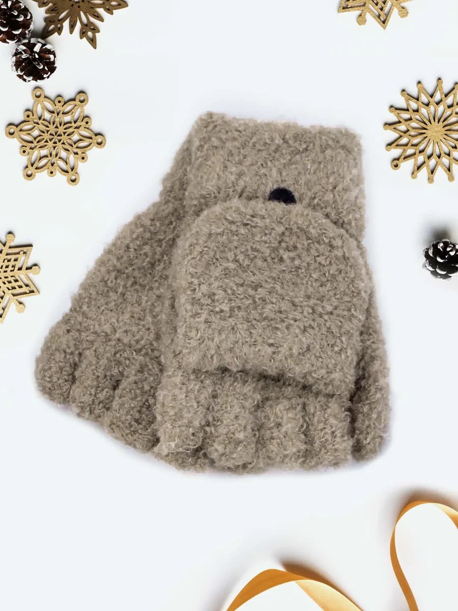 Перчатки-варежки (митенки)