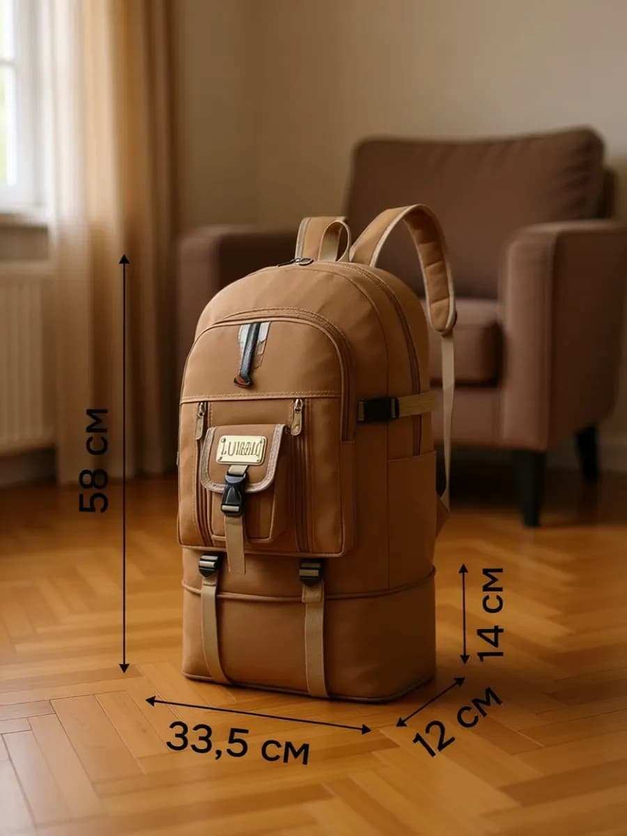 Рюкзак мужской тактический 65 л дорожный большой экипировка - фото 1