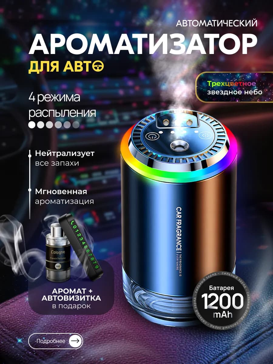 Ароматизатор в машину автоматический