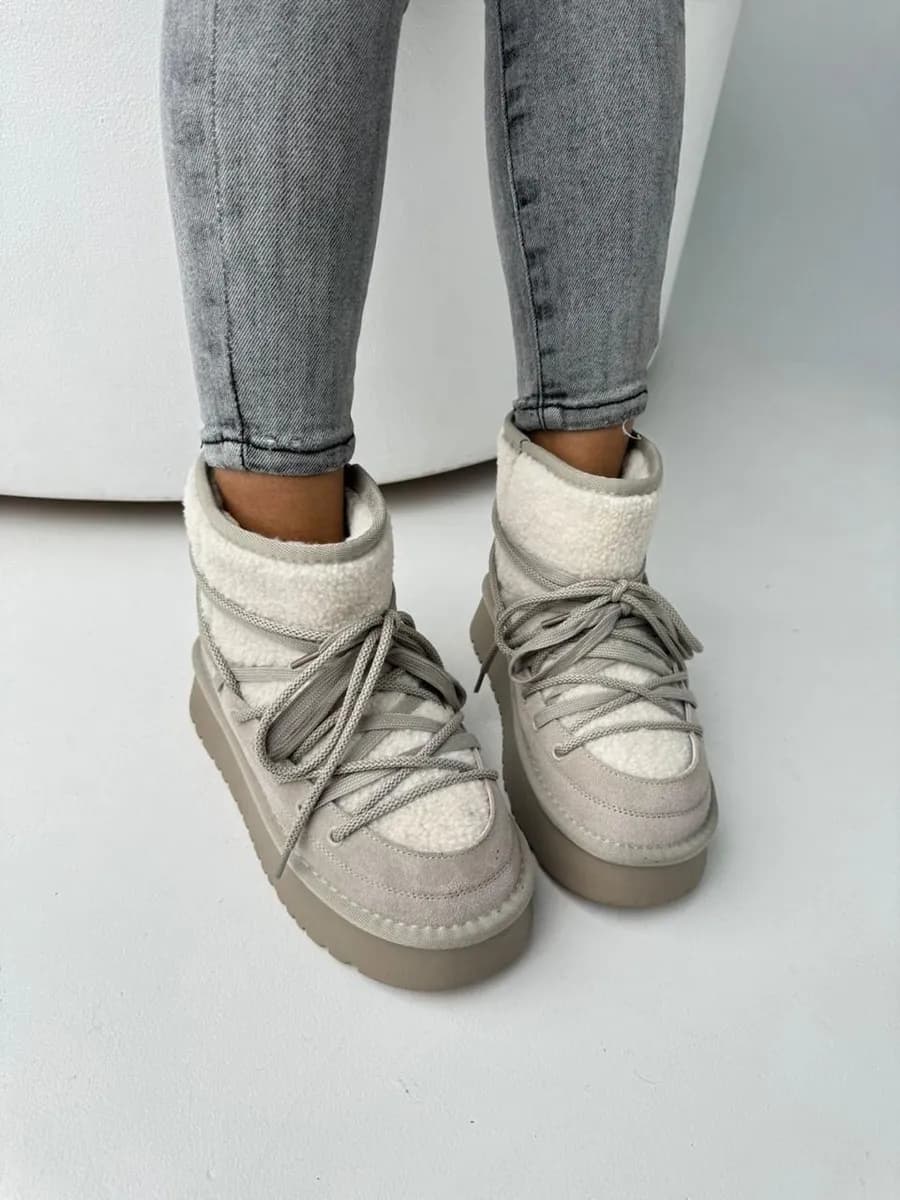 Угги зимние на платформе