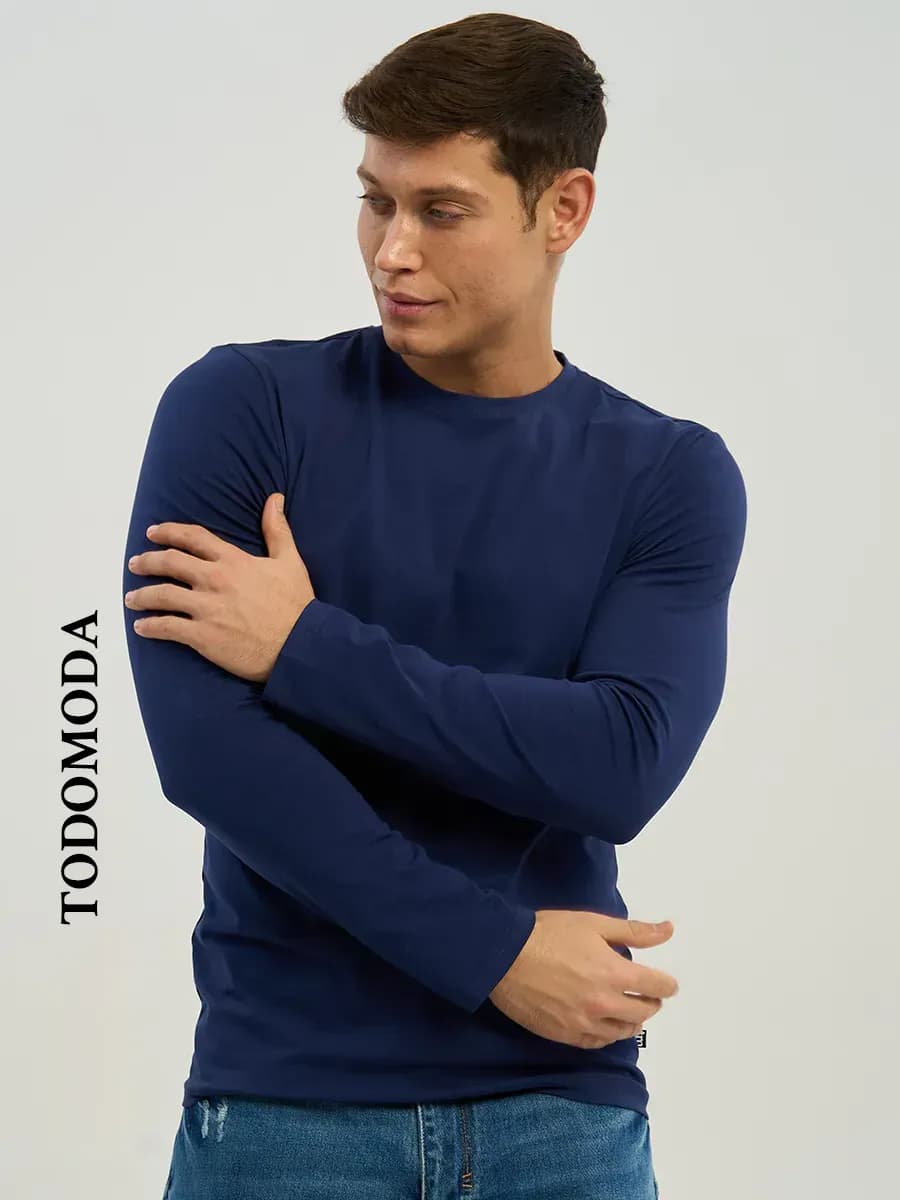 Лонгслив мужской футболка с длинным рукавом