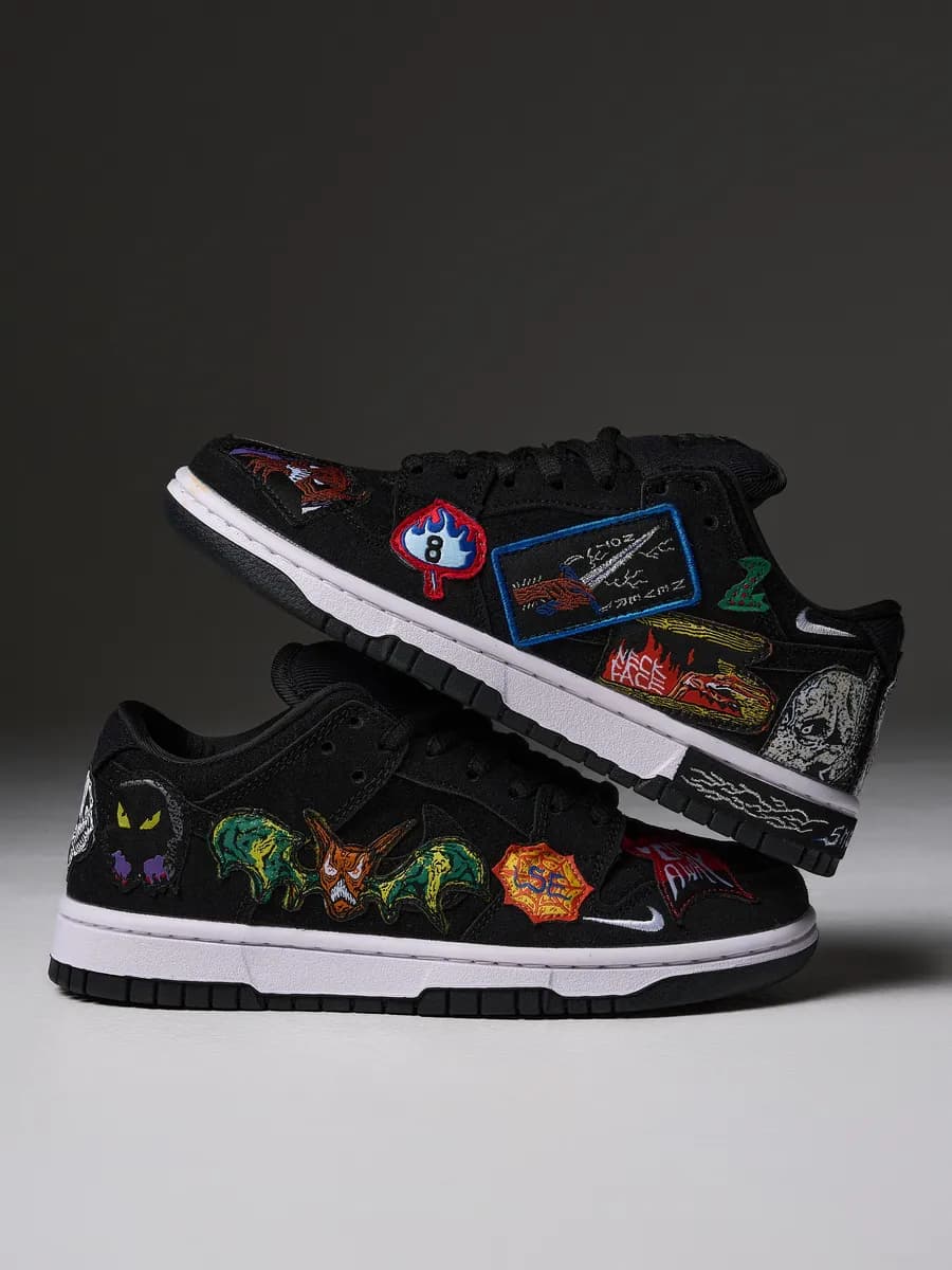 Кроссовки кеды весна Neckface x SB Dunk Low nike демисезон
