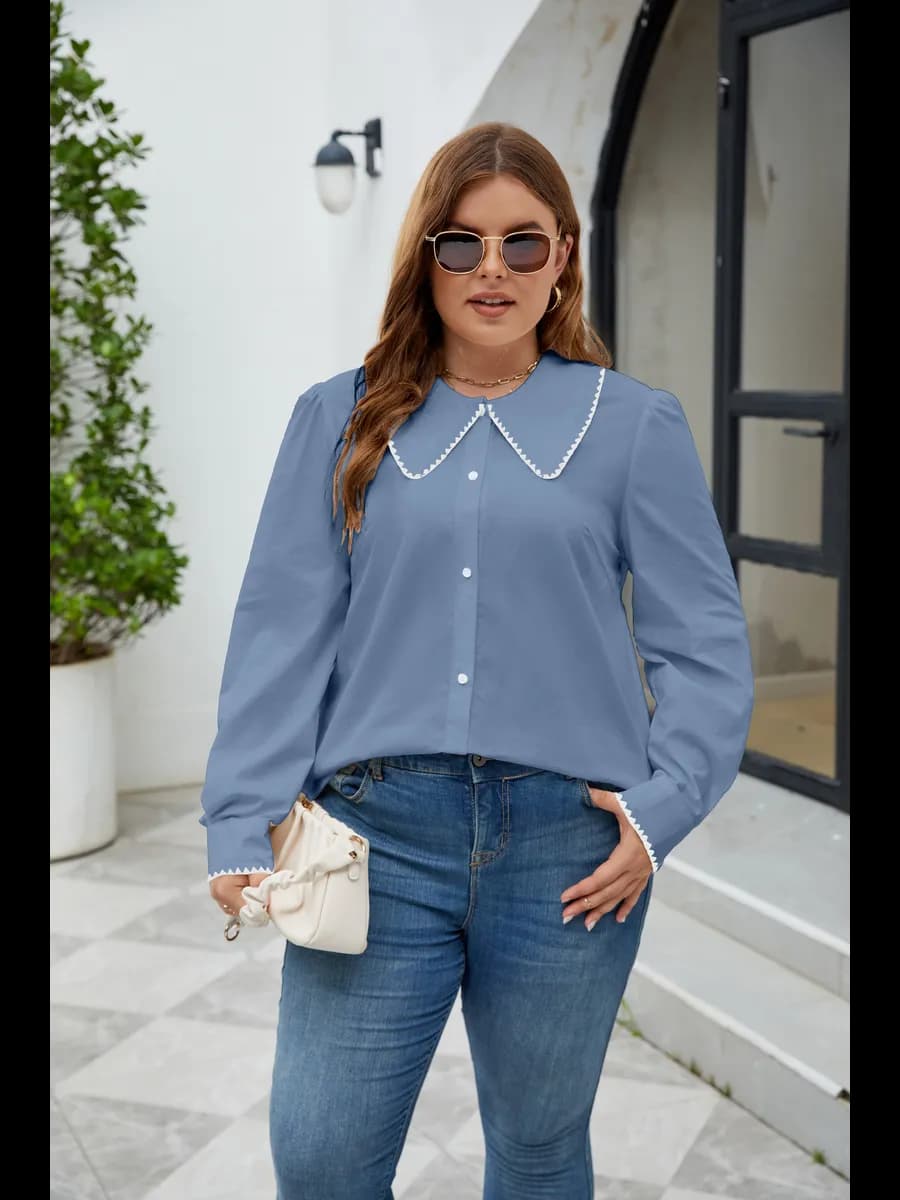 Рубашка блузка оверсайз нарядная в офис
