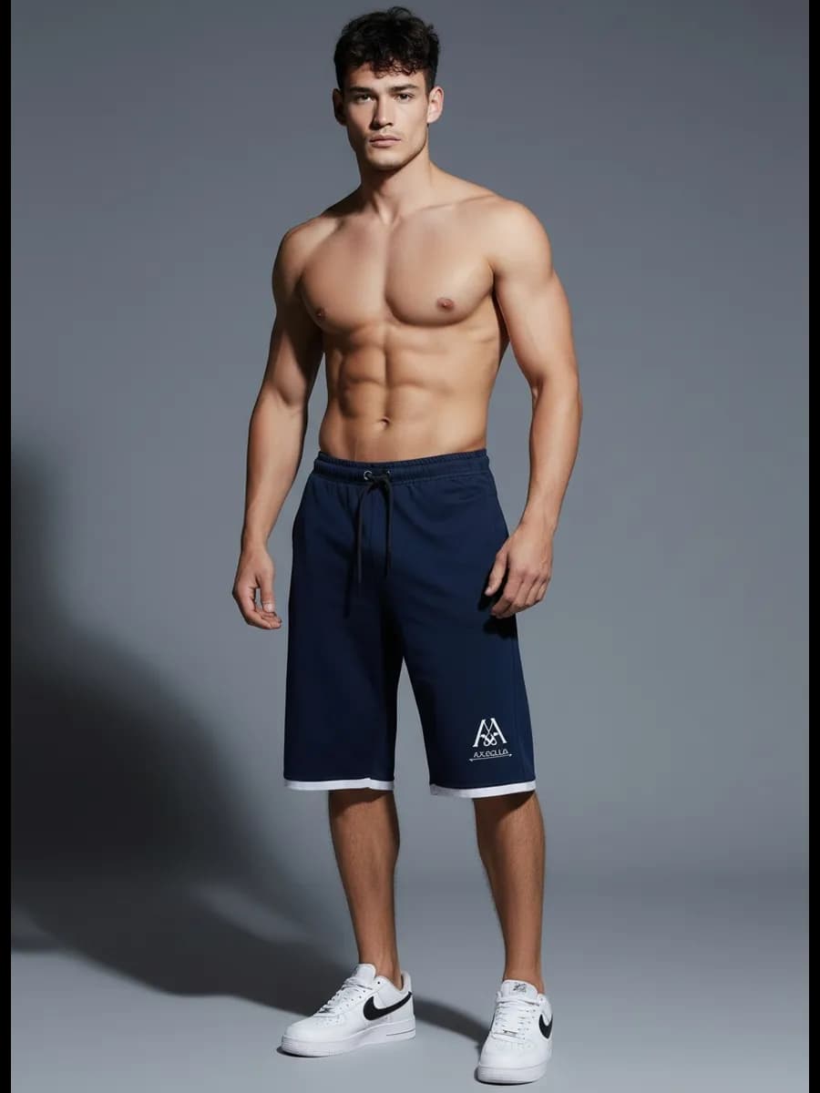 Шорты мужские спортивные с карманами для дома и тренировок