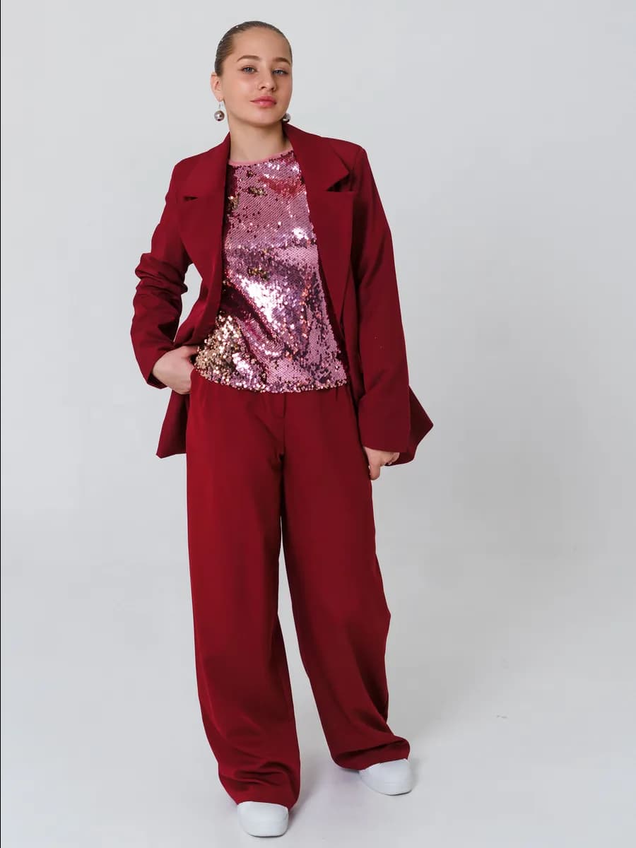 Костюм брючный оверсайз школьная форма