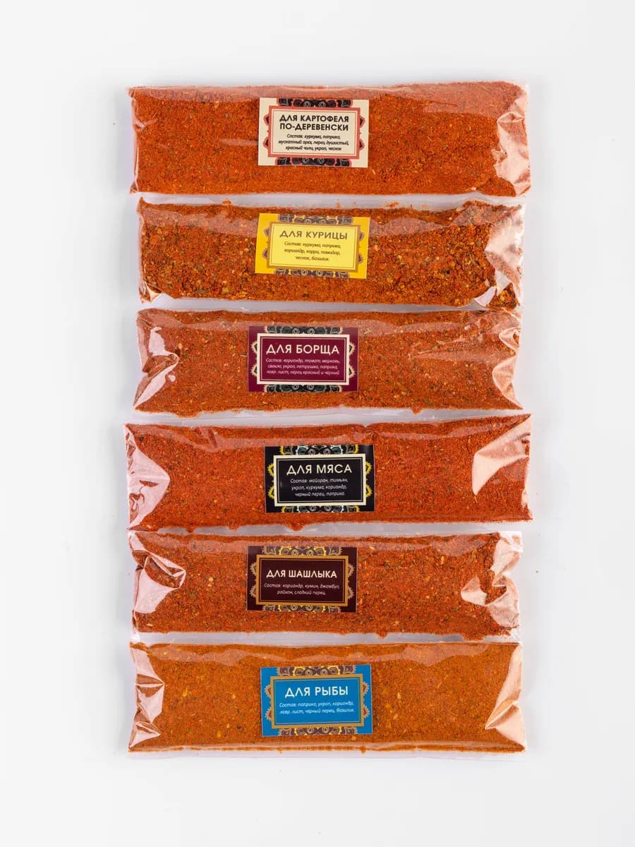 Набор специй и приправ Крыма 6 штук 180 грамм