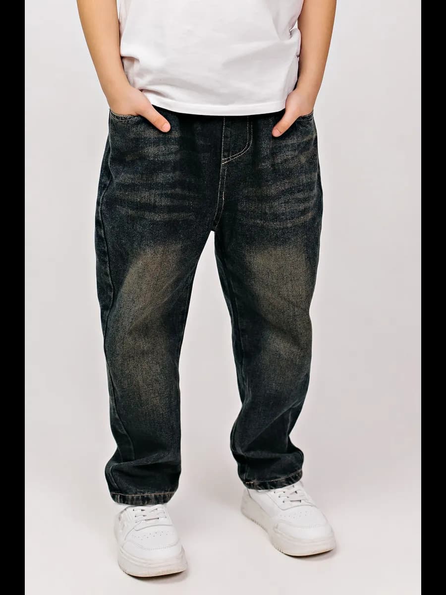 Джинсы на резинке