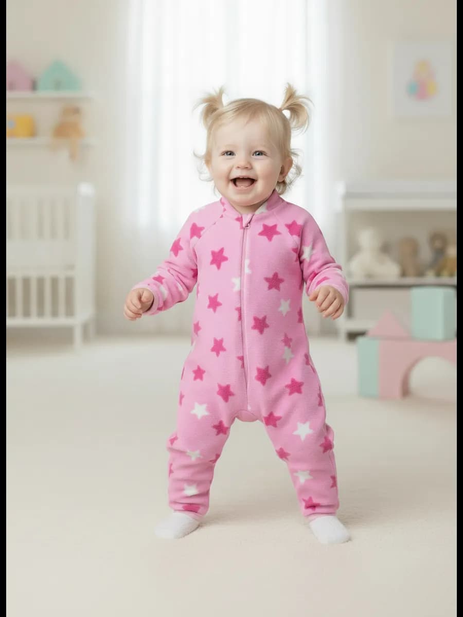 Комбинезон флисовый поддева теплый слип на осень